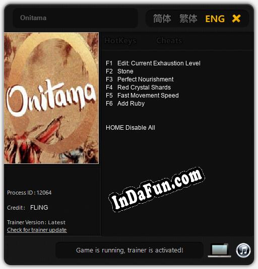 Onitama: Trainer +6 [v1.6]