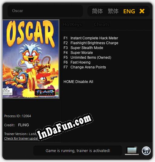 Trainer for Oscar [v1.0.8]