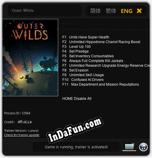 Trainer for Outer Wilds [v1.0.2]