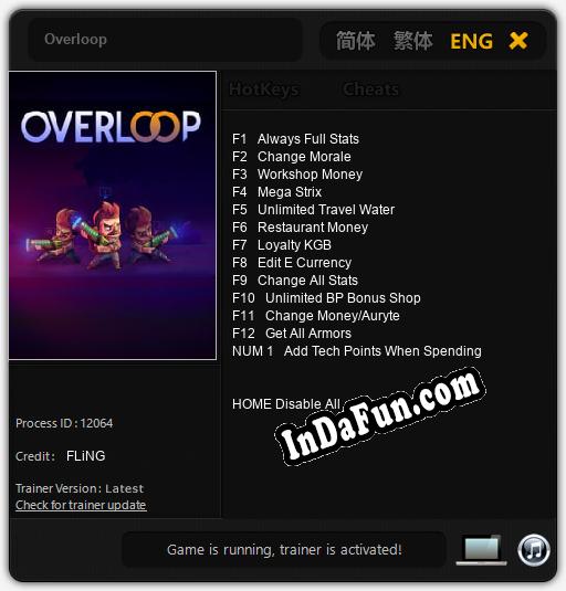 Overloop: Trainer +13 [v1.1]