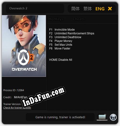 Overwatch 2: Cheats, Trainer +6 [MrAntiFan]