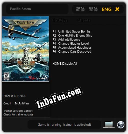 Pacific Storm: Cheats, Trainer +6 [MrAntiFan]