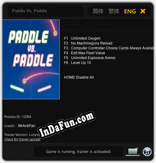 Paddle Vs. Paddle: TRAINER AND CHEATS (V1.0.3)