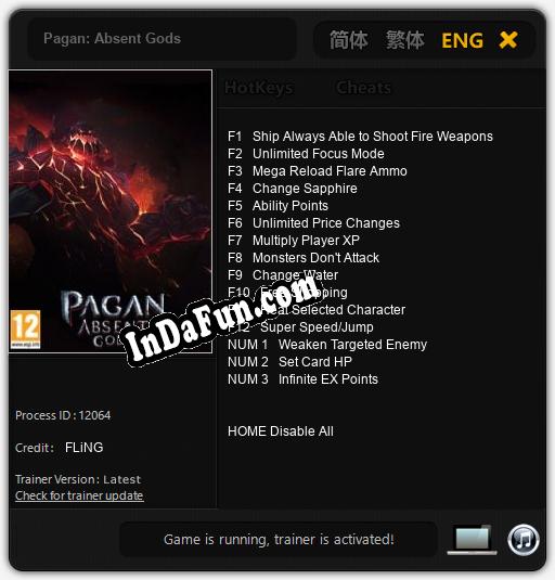 Pagan: Absent Gods: TRAINER AND CHEATS (V1.0.91)