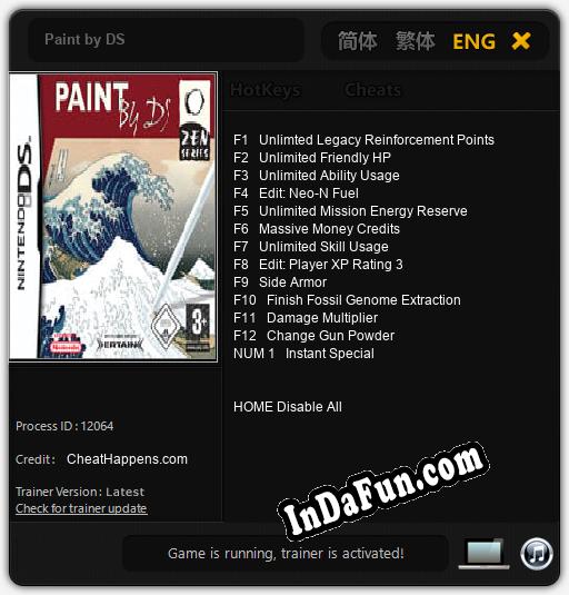 Paint by DS: TRAINER AND CHEATS (V1.0.56)