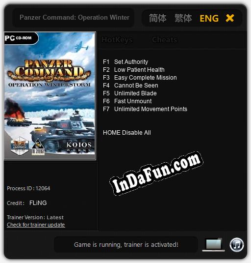 Panzer Command: Operation Winter Storm: Trainer +7 [v1.1]