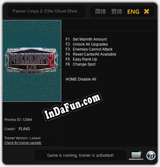 Panzer Corps 2: Elite Ghost Division: Cheats, Trainer +6 [FLiNG]