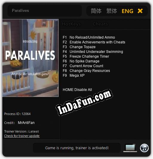 Paralives: Trainer +9 [v1.4]