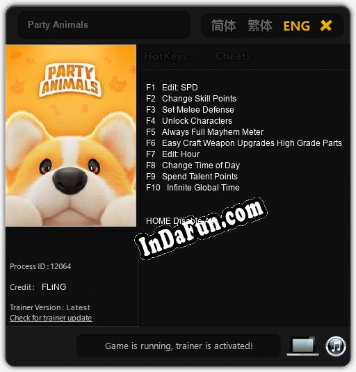 Party Animals: TRAINER AND CHEATS (V1.0.61)