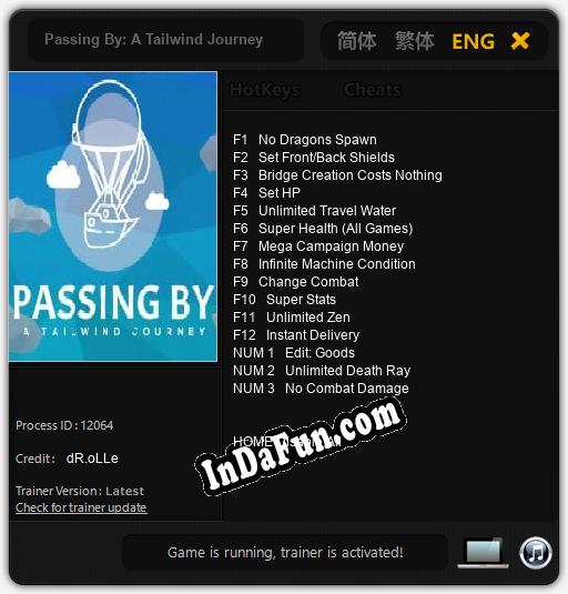Passing By: A Tailwind Journey: TRAINER AND CHEATS (V1.0.18)
