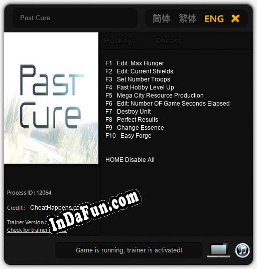 Past Cure: TRAINER AND CHEATS (V1.0.2)