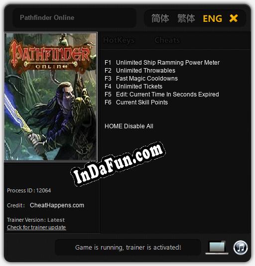 Pathfinder Online: Cheats, Trainer +6 [CheatHappens.com]