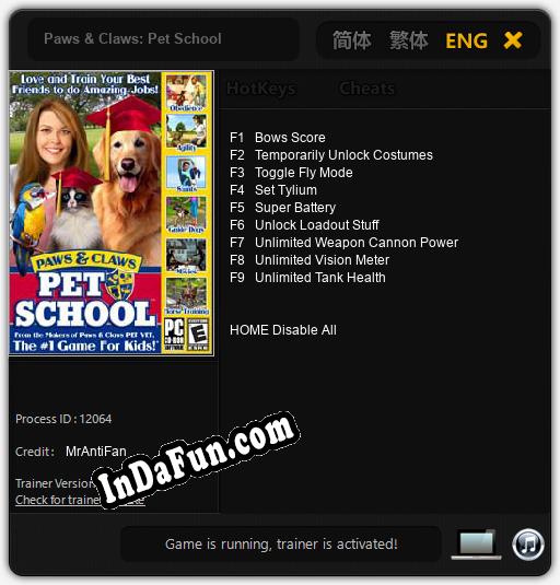Paws & Claws: Pet School: TRAINER AND CHEATS (V1.0.93)