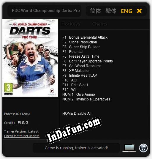 PDC World Championship Darts: Pro Tour: Trainer +14 [v1.5]