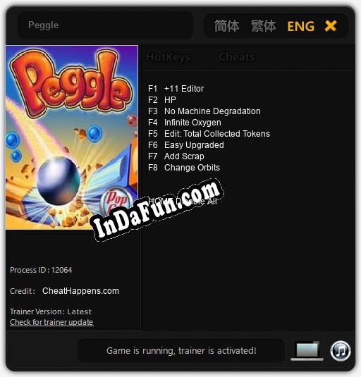 Peggle: TRAINER AND CHEATS (V1.0.61)