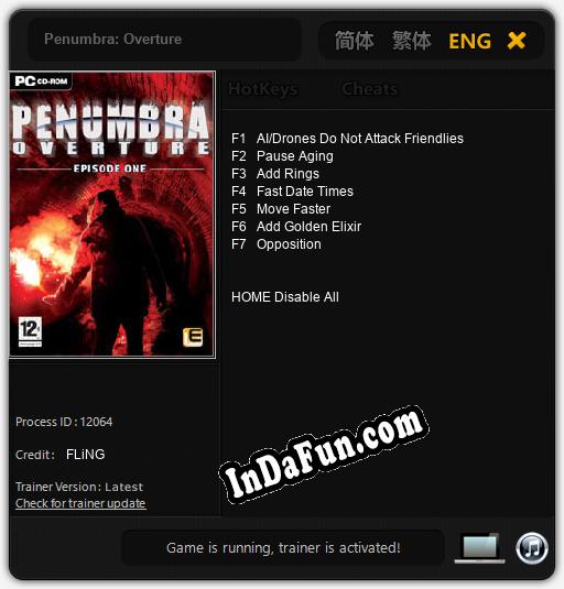 Penumbra: Overture: TRAINER AND CHEATS (V1.0.52)