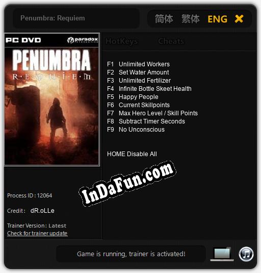 Penumbra: Requiem: Trainer +9 [v1.4]