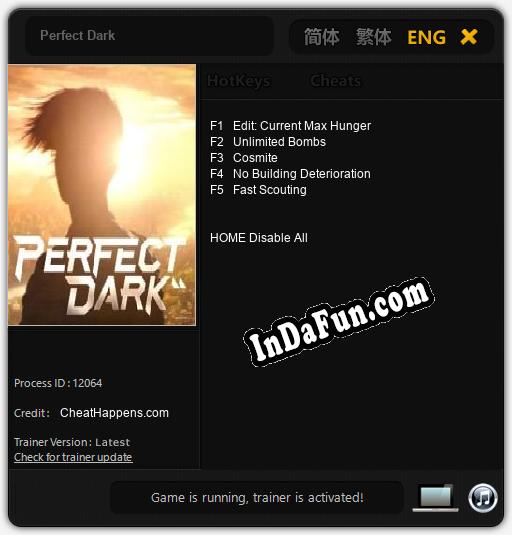 Perfect Dark: Cheats, Trainer +5 [CheatHappens.com]