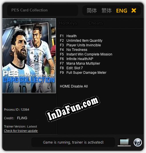 PES Card Collection: Trainer +9 [v1.4]