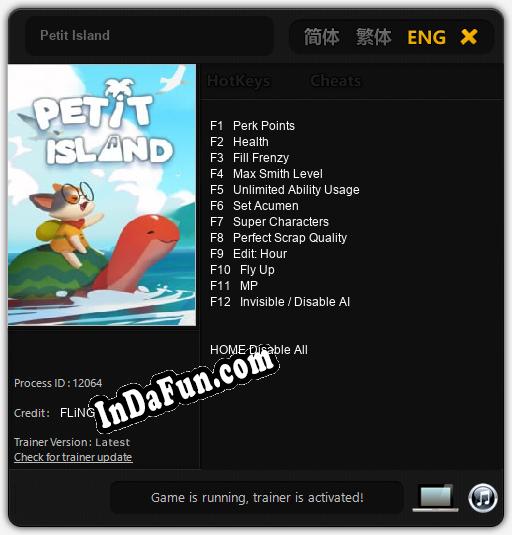 Petit Island: Cheats, Trainer +12 [FLiNG]