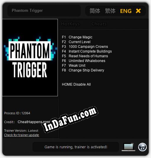 Trainer for Phantom Trigger [v1.0.6]