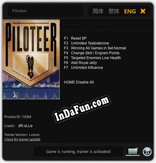 Trainer for Piloteer [v1.0.5]