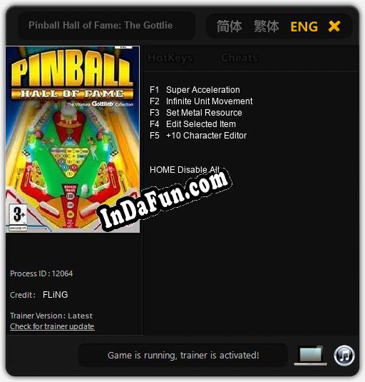 Pinball Hall of Fame: The Gottlieb Collection: Cheats, Trainer +5 [FLiNG]