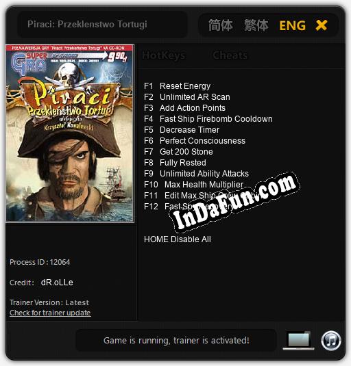 Piraci: Przeklenstwo Tortugi: TRAINER AND CHEATS (V1.0.67)