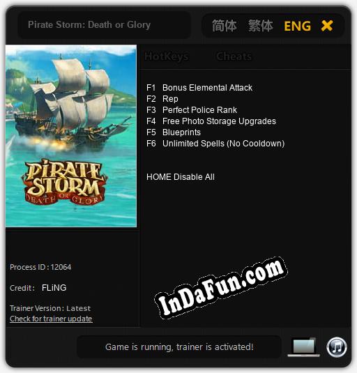 Pirate Storm: Death or Glory: Trainer +6 [v1.8]