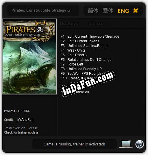 Pirates: Constructible Strategy Game Online: Trainer +10 [v1.3]