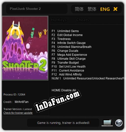 PixelJunk Shooter 2: Trainer +13 [v1.4]