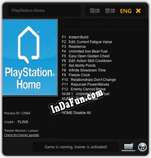 PlayStation Home: TRAINER AND CHEATS (V1.0.51)