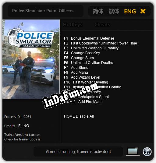 Police Simulator: Patrol Officers: TRAINER AND CHEATS (V1.0.2)