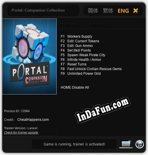 Portal: Companion Collection: Trainer +9 [v1.8]