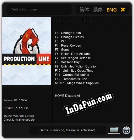 Production Line: TRAINER AND CHEATS (V1.0.8)