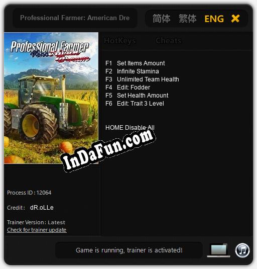 Professional Farmer: American Dream: Cheats, Trainer +6 [dR.oLLe]