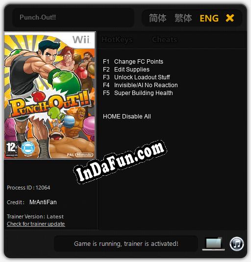 Punch-Out!!: Trainer +5 [v1.6]