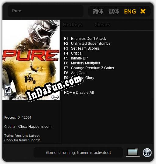 Pure: Trainer +9 [v1.3]