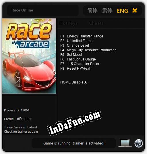 Trainer for Race Online [v1.0.2]