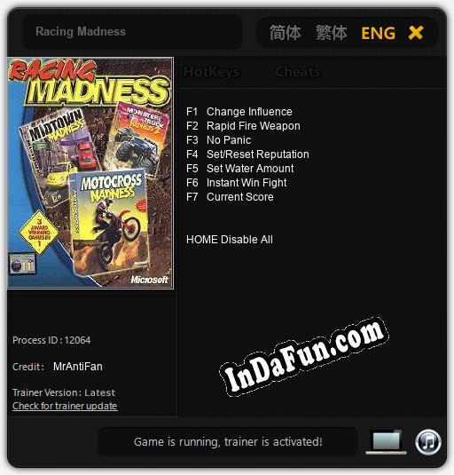 Trainer for Racing Madness [v1.0.5]