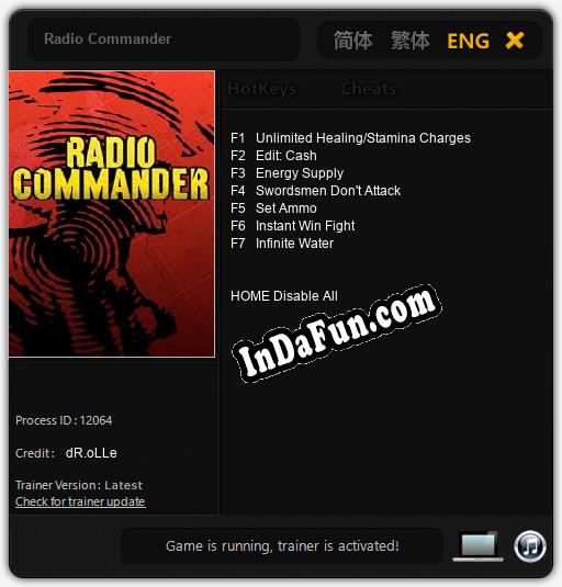 Radio Commander: TRAINER AND CHEATS (V1.0.60)