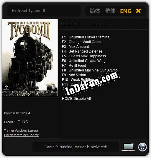 Railroad Tycoon II: Cheats, Trainer +11 [FLiNG]