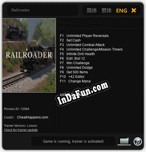 Railroader: Trainer +11 [v1.4]