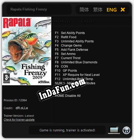 Rapala Fishing Frenzy: Cheats, Trainer +13 [dR.oLLe]