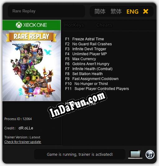 Rare Replay: Trainer +11 [v1.3]