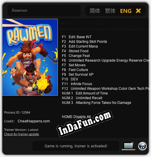 Rawmen: TRAINER AND CHEATS (V1.0.9)