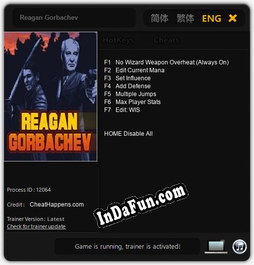 Reagan Gorbachev: Trainer +7 [v1.5]