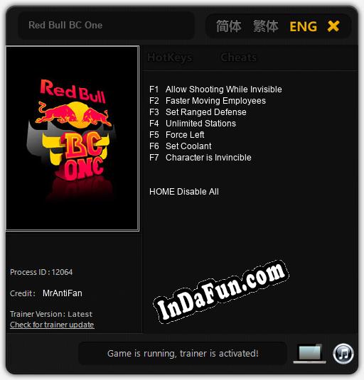 Red Bull BC One: Cheats, Trainer +7 [MrAntiFan]