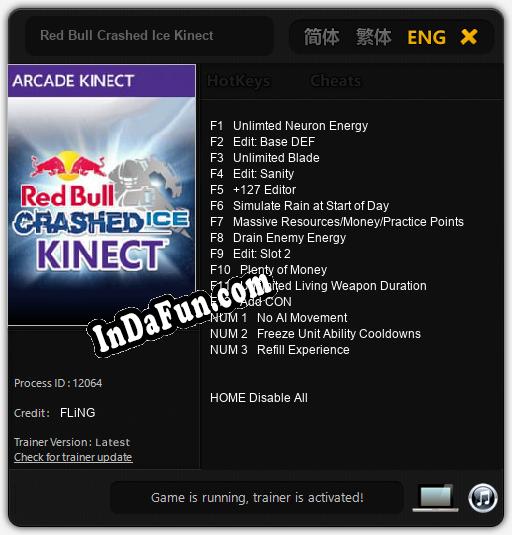 Red Bull Crashed Ice Kinect: Cheats, Trainer +15 [FLiNG]