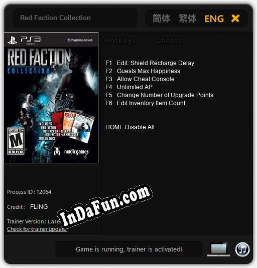 Red Faction Collection: Cheats, Trainer +6 [FLiNG]